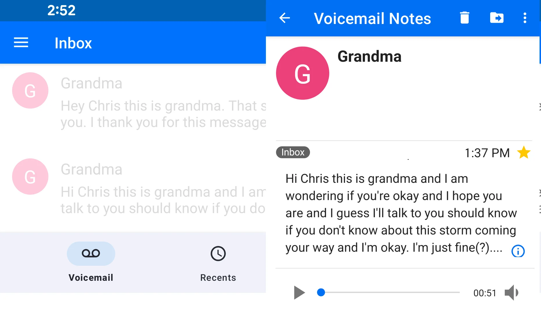 Downloading Voicemail Audio Files