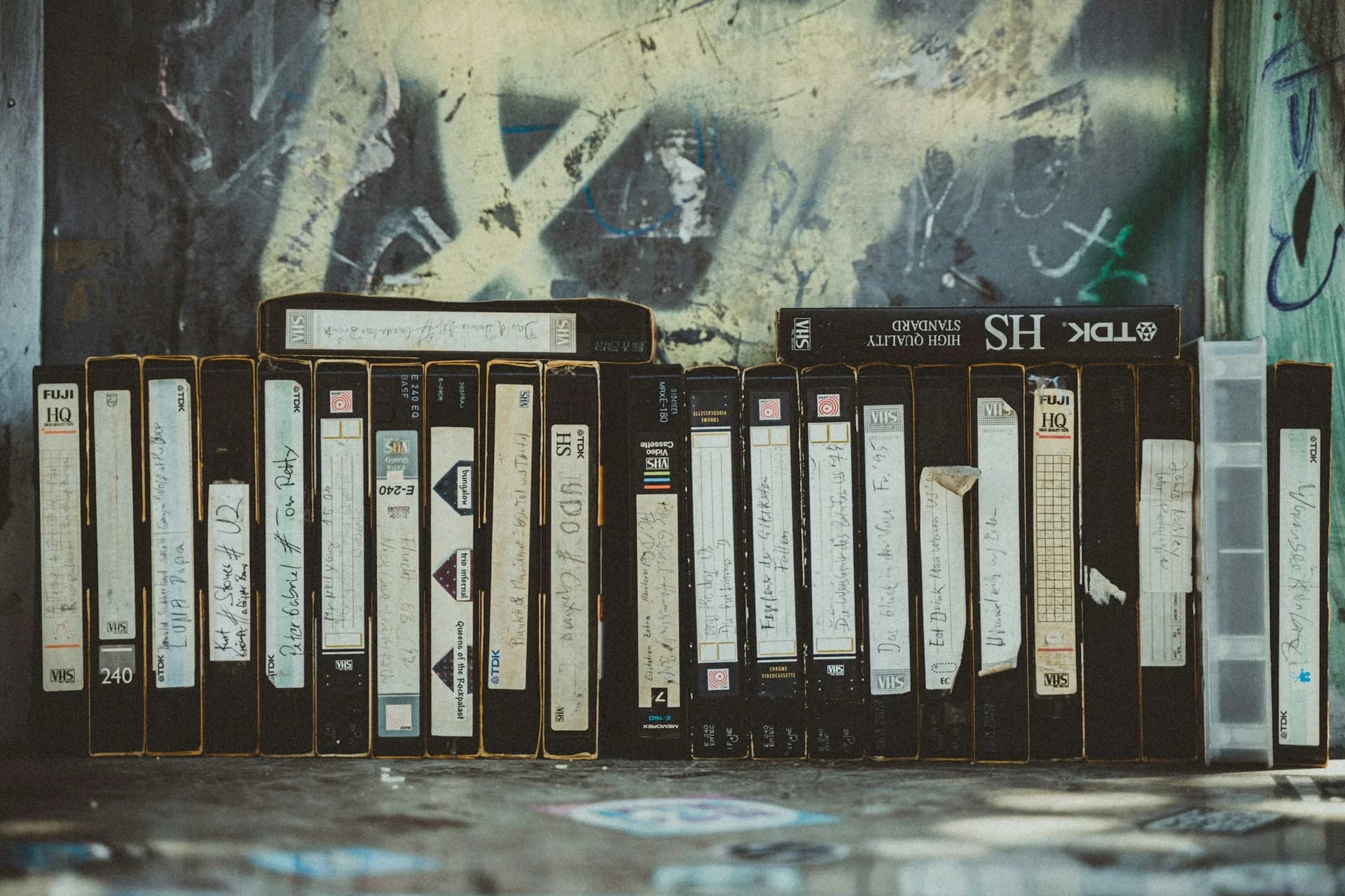 Photo by <a href="https://unsplash.com/@daniel_von_appen?utm_source=unsplash&utm_medium=referral&utm_content=creditCopyText">Daniel von Appen</a> on <a href="https://unsplash.com/photos/a-row-of-records-sitting-next-to-a-wall-covered-in-graffiti-IRE3Ou7FinY?utm_source=unsplash&utm_medium=referral&utm_content=creditCopyText">Unsplash</a>